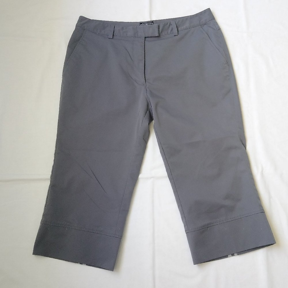 ADIDAS Gray Capri Pants Sz 12